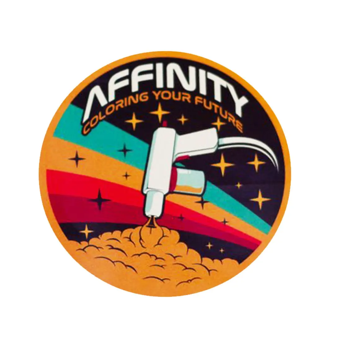Affinity Vintage Nasa Sticker 1