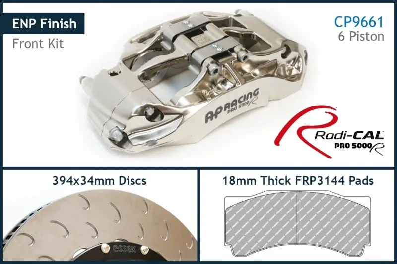 Ap Racing By Essex Radi-Cal Enp Competition Brake Kit (Front 9661/394Mm)- Porsche 718 Gt4 Rs 1