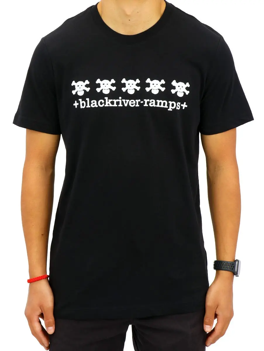 Blackriver 5 Skulls Organic T-Shirt 1