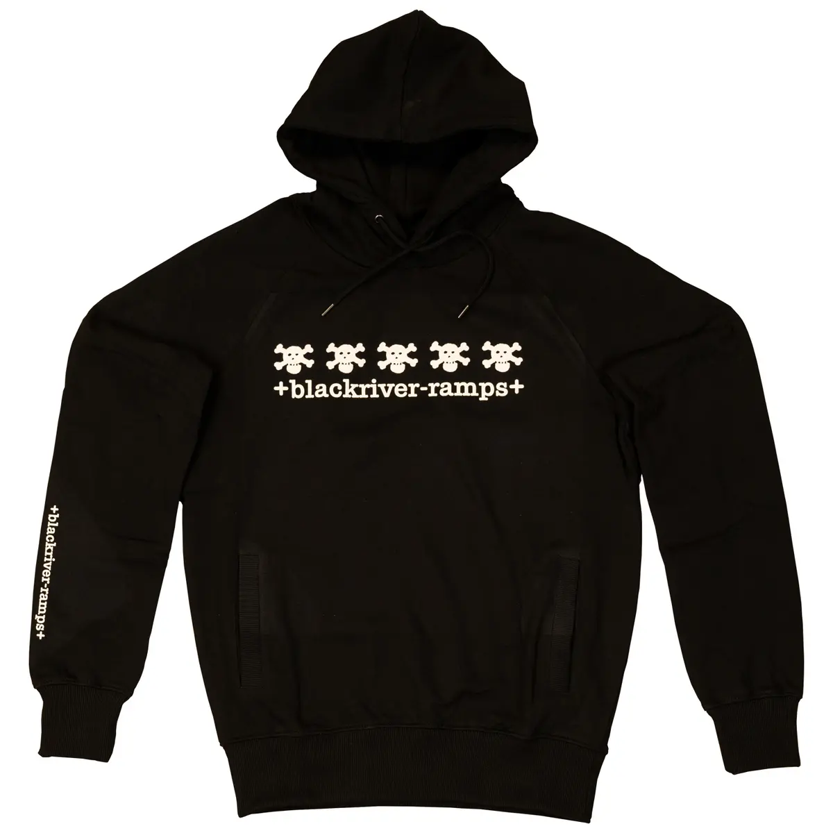Blackriver 5 Skulls Organic Hoodie 1