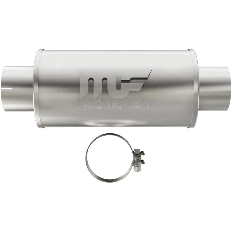 Magnaflow Muffler Mag Dsl Ss 7X7x14 4In Inlet 4In Outlet 1