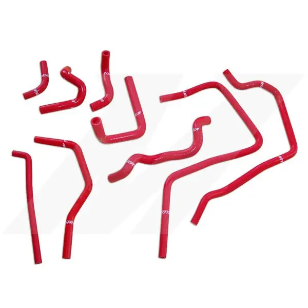 Mishimoto 01-05 Subaru Wrx Red Silicone Ancillary Hoses 1