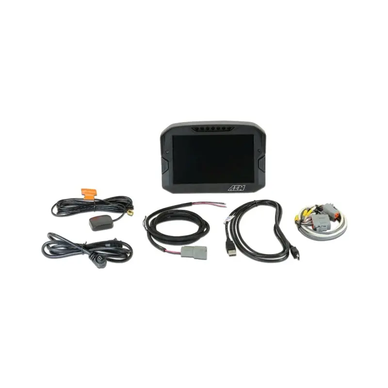 Aem Cd-7 Logging Gps Enabled Race Dash Carbon Fiber Digital Display W/O Vdm (Can Input Only) 1