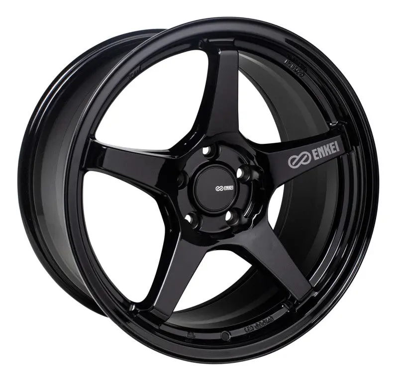 Enkei Ts-5 18X8.5 5X100 45Mm Offset 72.6Mm Bore Gloss Black 1