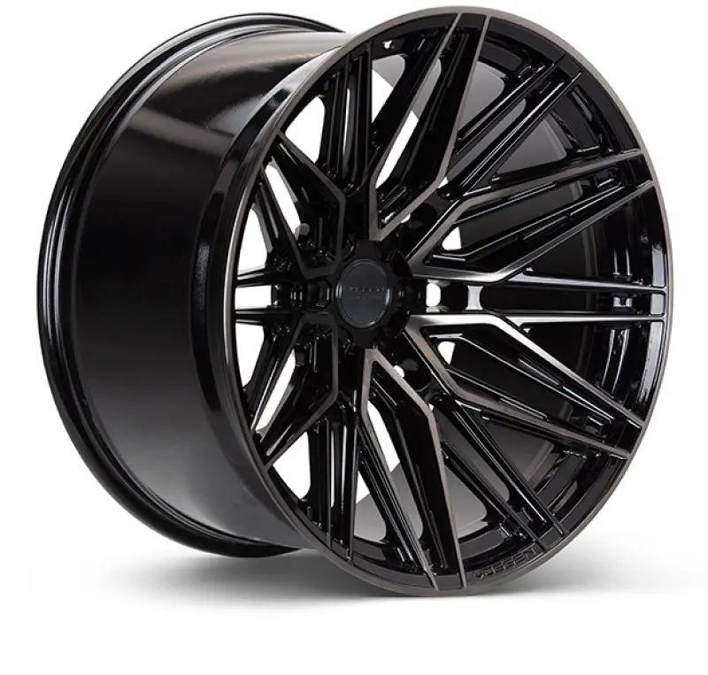 Vossen Hf6-5 22X10 / 6X139.7 / Et-18 / Super Deep Face / 106.1 - Tgb - Tinted - Gloss Black Wheel 1