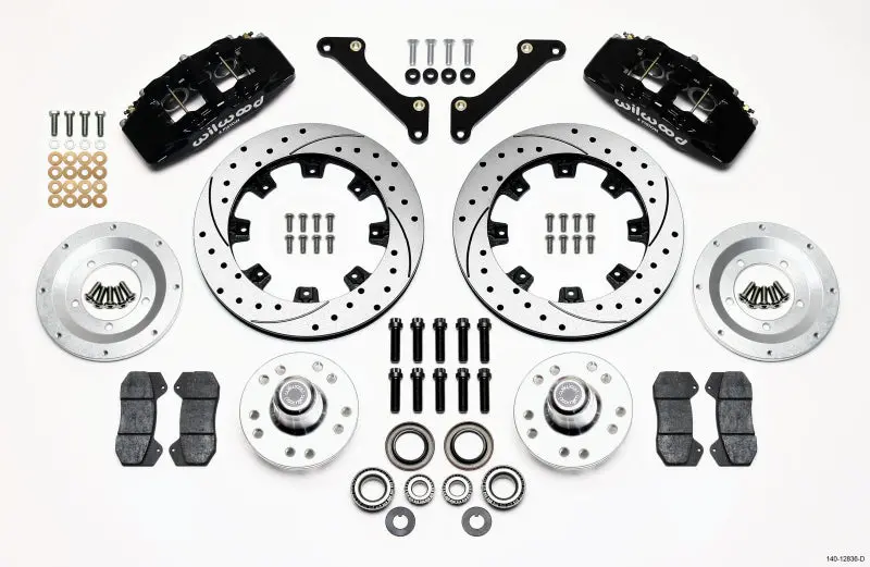Wilwood Dynapro 6 Front Hub Kit 12.19In Drilled 79-81 Camaro 1