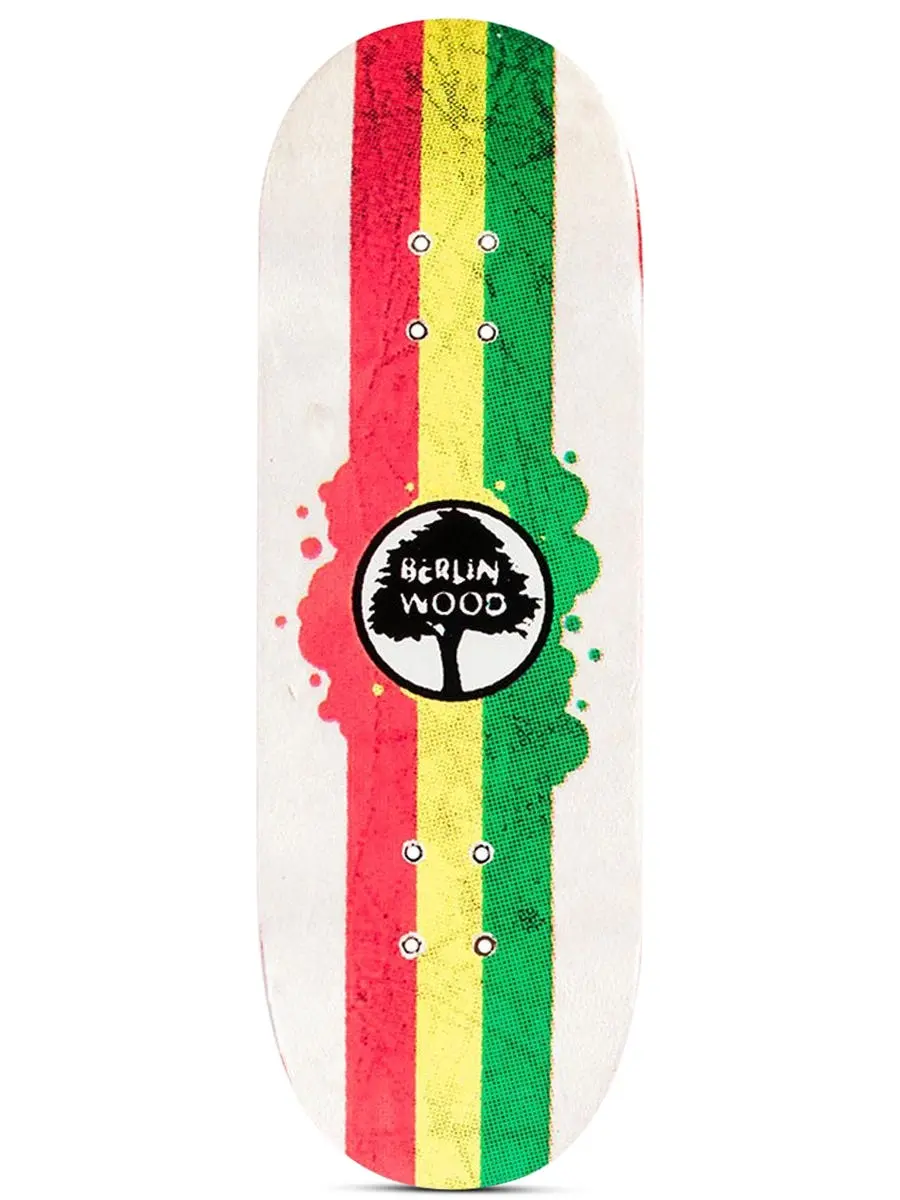 Berlinwood Fingerboard Deck - Rasta Rally 1
