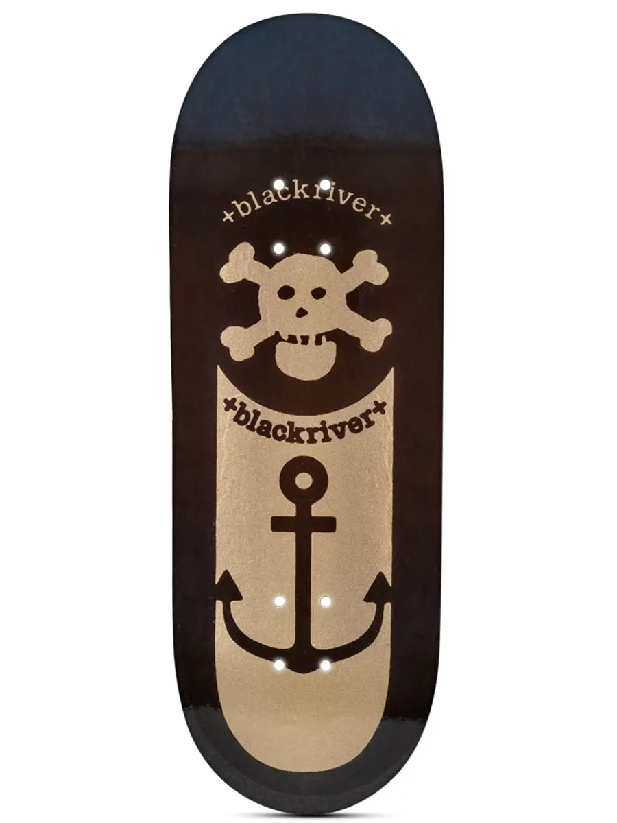 Blackriver Anchor Black Fingerboard Deck