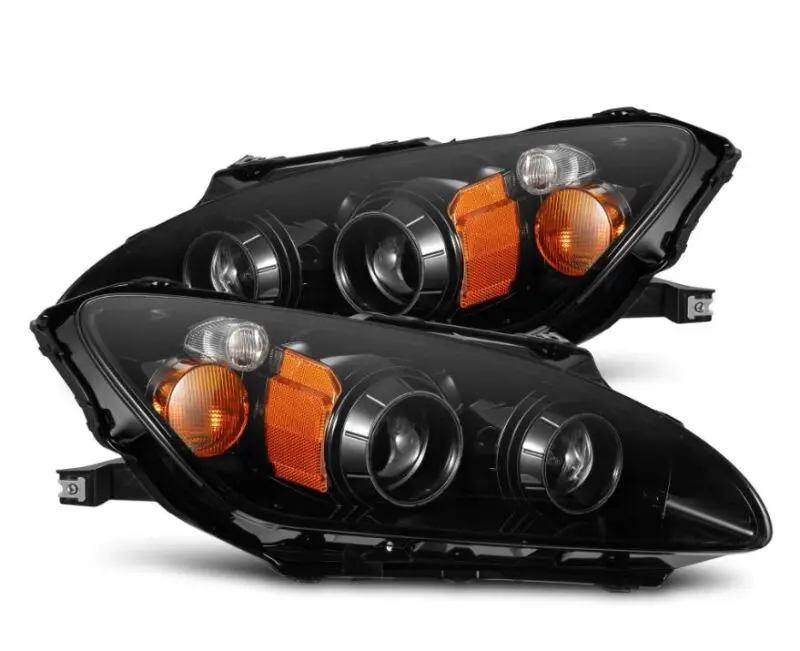 Alpharex 99-09 Honda S2000 Luxx-Series Projector Led Headlights - Alpha-Black 1