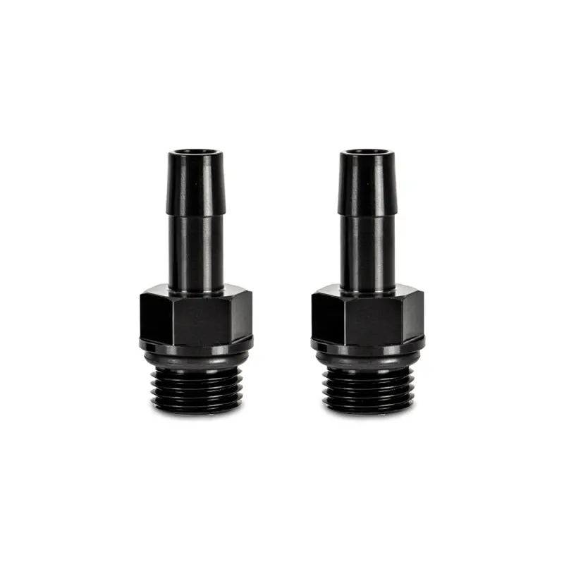 Mishimoto 2Pcs M16x1.5 3/8In Aluminum Catch Can Fitting Black 1