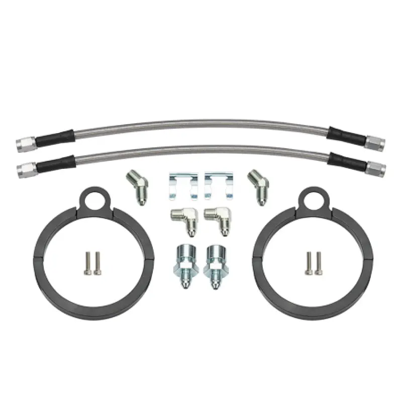 Wilwood Flexline Kit 12 Inch -3 3/8-24 If 1/8-27 Npt 90 Degree 1