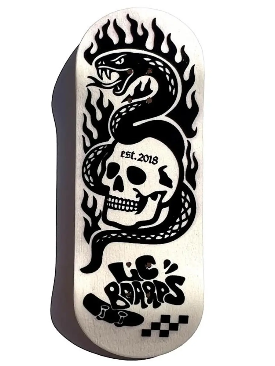 Lc Boards Fingerboard Deck - Skull 1