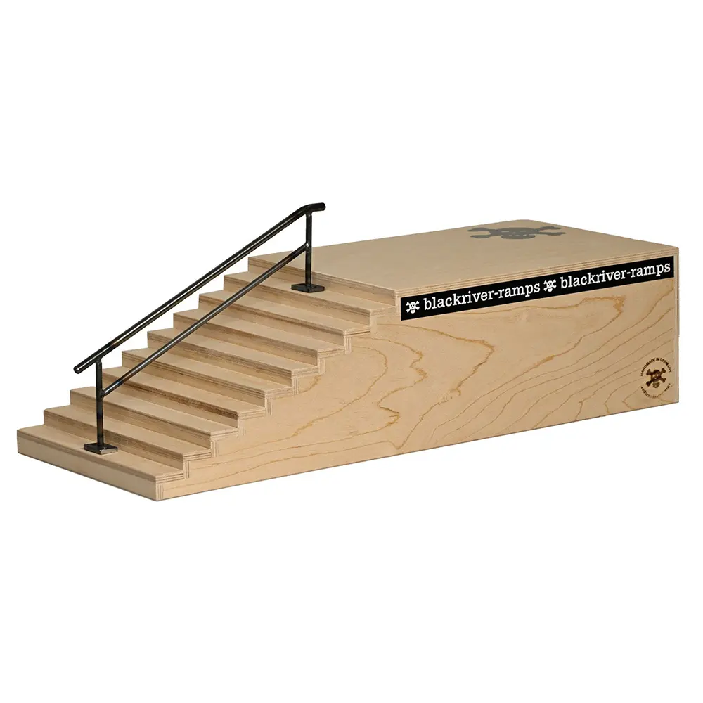 Blackriver Fingerboard Ramps - 10 Stair 1