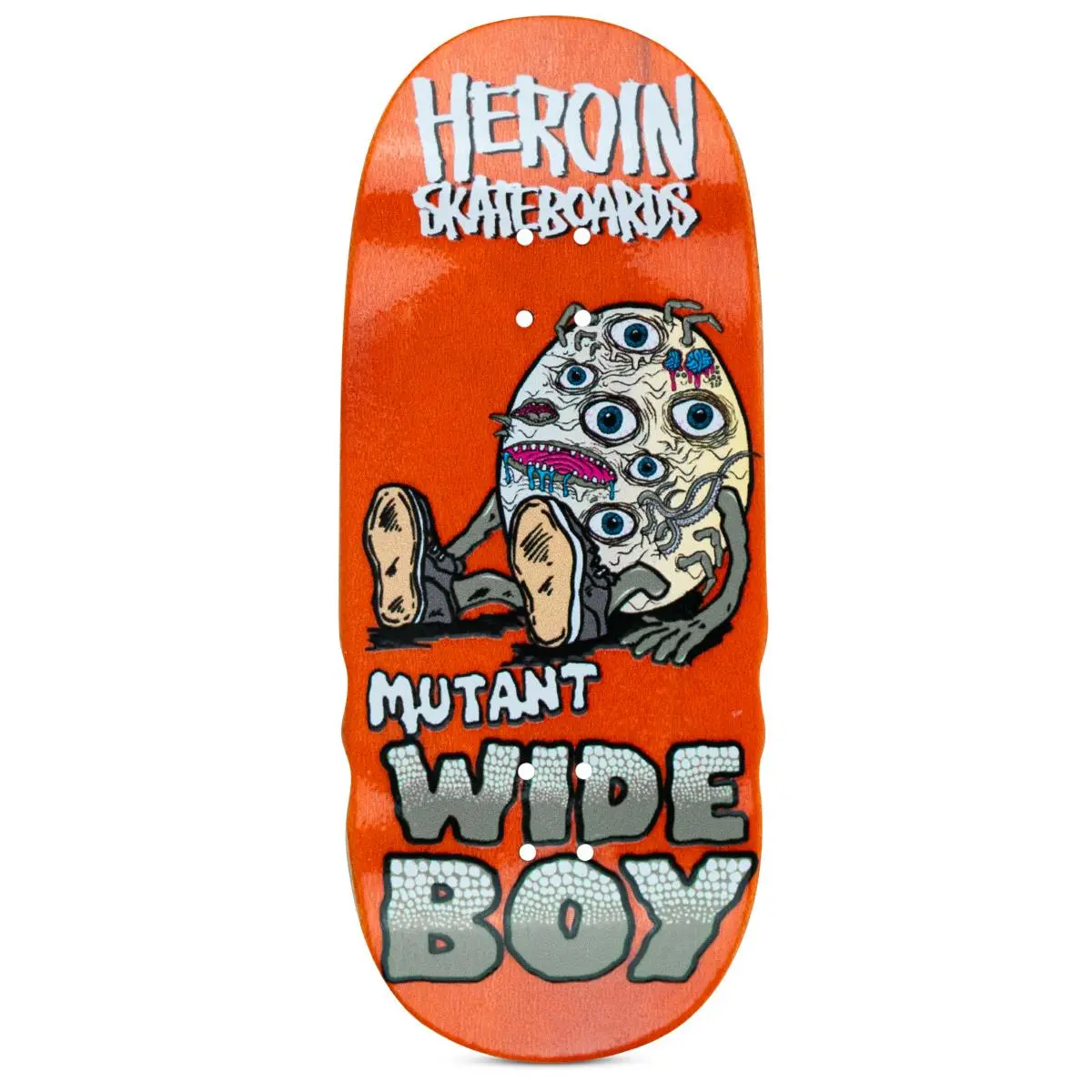 Maple Lab Fingerboard Deck - Mutant Wideboy 1