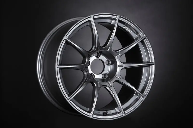 Ssr Gtx01 18X9.5 5X114.3 22Mm Offset Dark Silver Wheel Evo 8 9 X / G35 / 350Z / 370Z 1