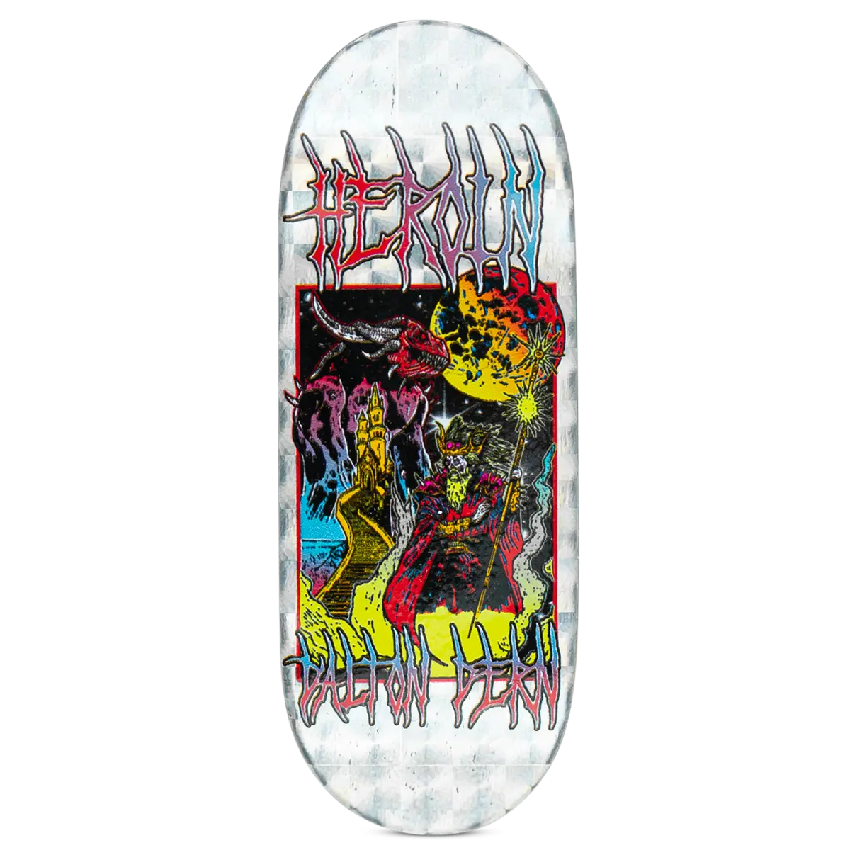 Maple Lab Fingerboard Deck - Dalton Dern Video City Ii Hellscape 1