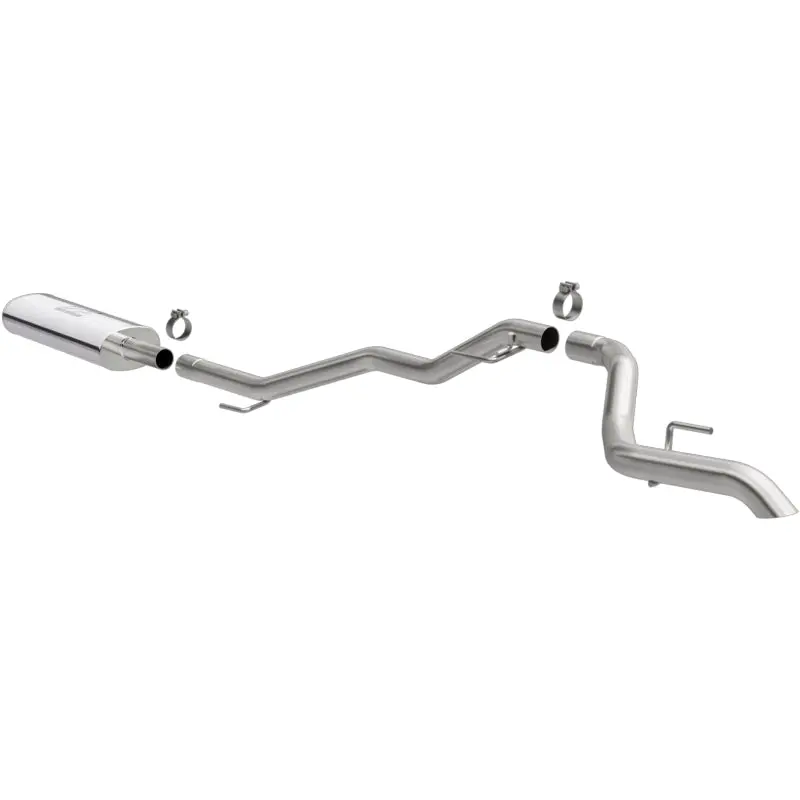 Magnaflow 2020 Jeep Gladiator 2.5In Rock Crawler Series Single Rear Exit Ss Cat-Back Exhaust W/O Tip 1