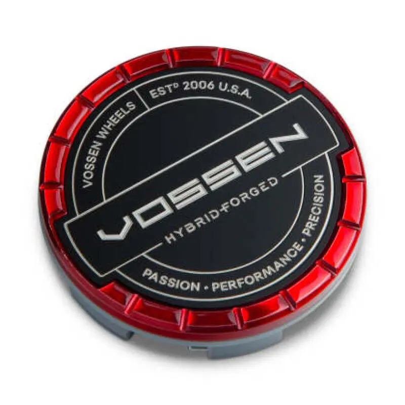 Vossen Billet Sport Cap 1.0 - Small - Hybrid Forged - Transparent Red 1