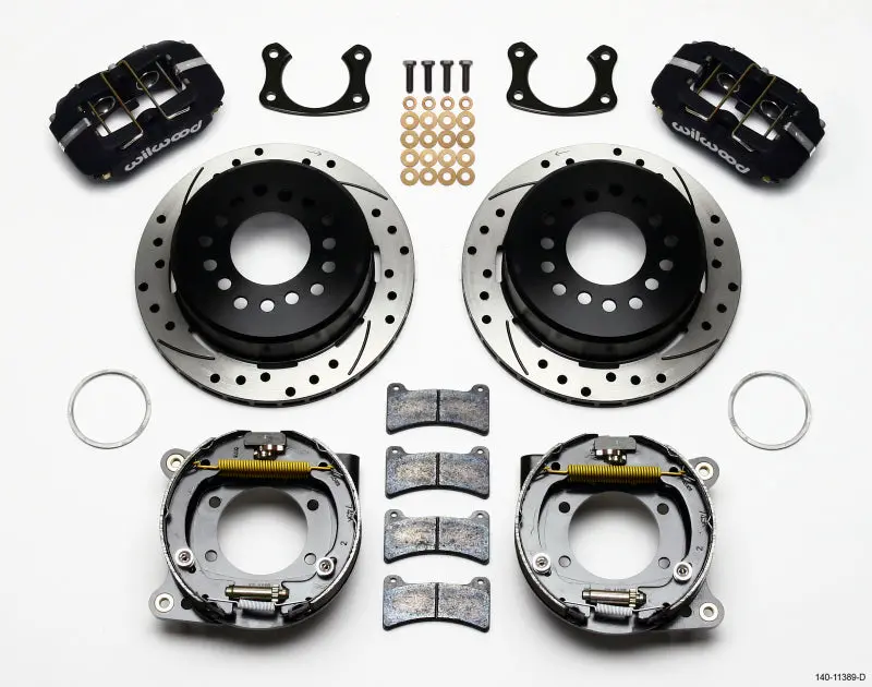 Wilwood Dynapro Low-Profile 11.00In P-Brake Kit Drilled New Big Ford 2.50In Offset 1