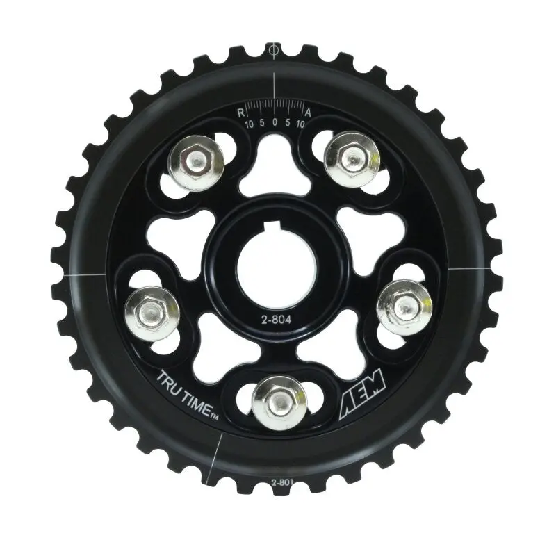 Aem 96-00 Honda Civic / 96-97 Honda Del Sol D16 Black Tru-Time Cam Gear 2