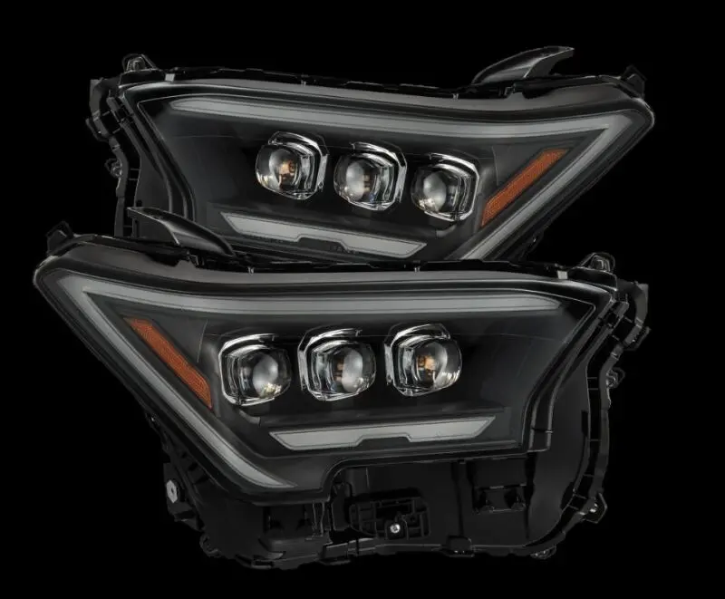 Alpharex 2024 Toyota Tacoma Nova-Series Projector Headlights (Pair) - Black W/Activation Light 1