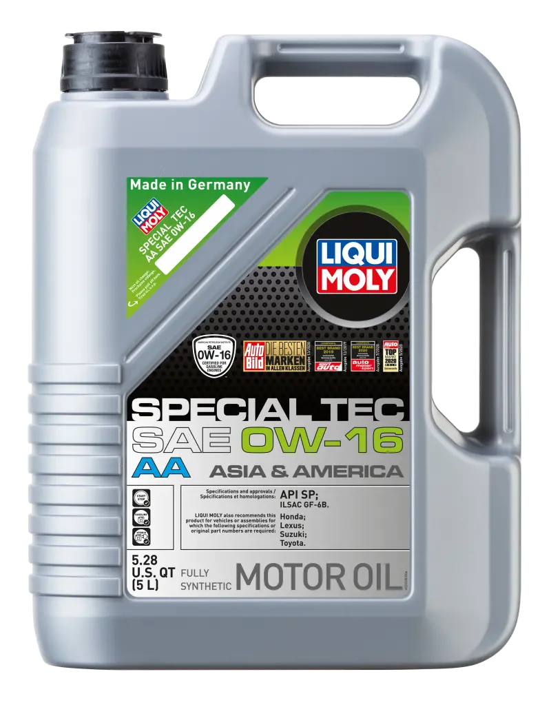Liqui Moly 5L Special Tec Aa Motor Oil Sae 0W16 1