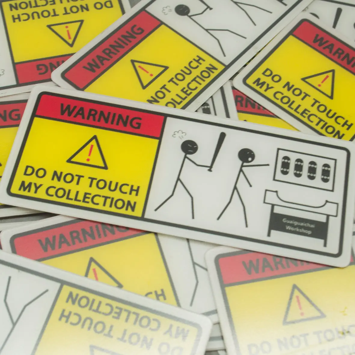 Ggc Funny Signs - Don't Touch My Collection 1