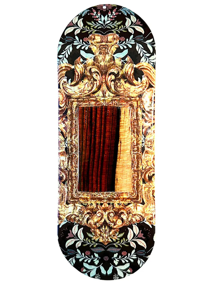 Flatface G16 Fingerboard Deck - Deja Vu Framed Two Tone 1