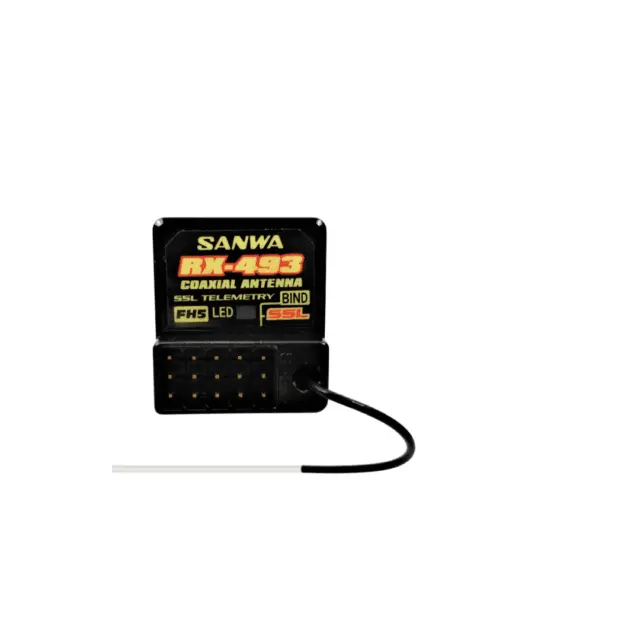 Sanwa Rx-493 4-Channel 2.4Ghz Waterproof Ssl Sur Fh5 Receiver 1