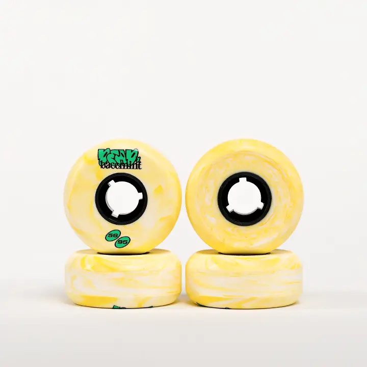 Bacemint X Dead Collab 56Mm/95A - Yellow Marble (4 Pack) 1