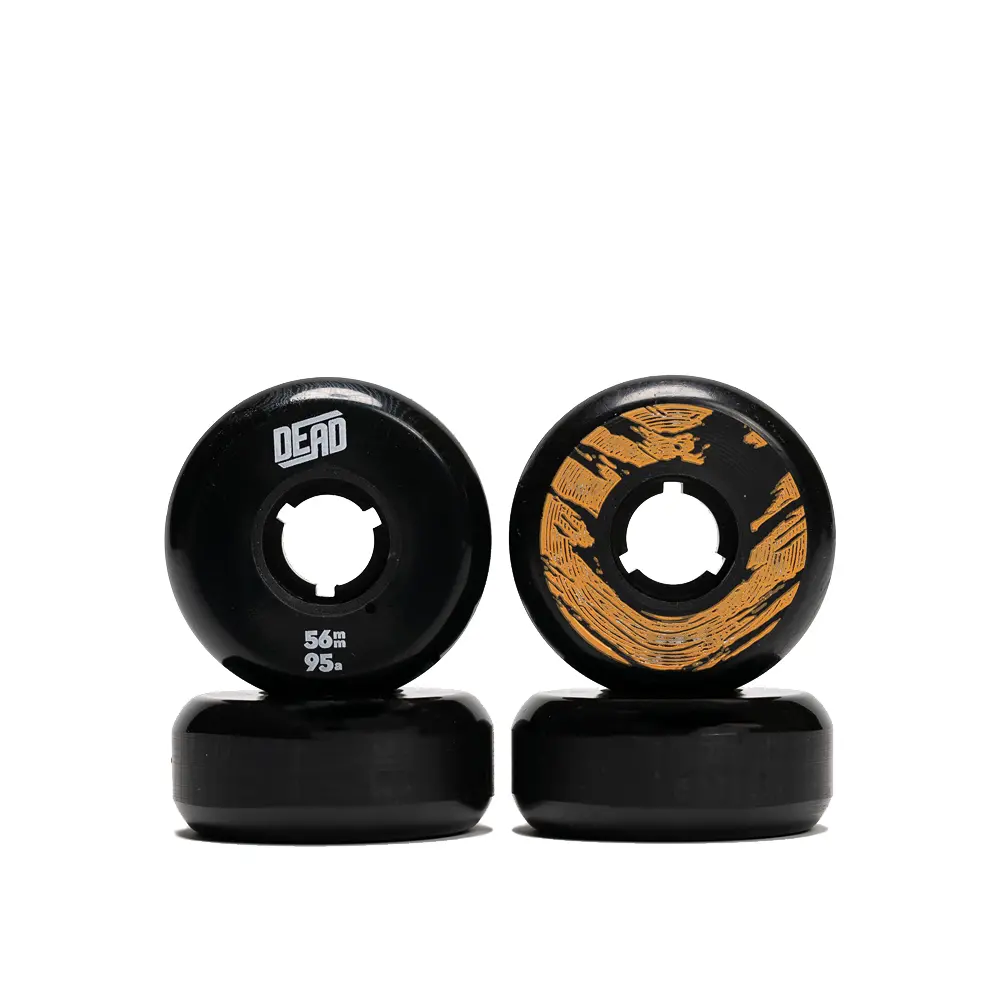 Dead 56Mm/95A - Black/Orange (4 Pack) 1