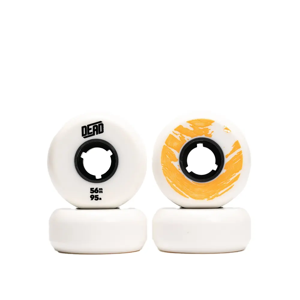 Dead 56Mm/95A - White/Orange (4 Pack) 1