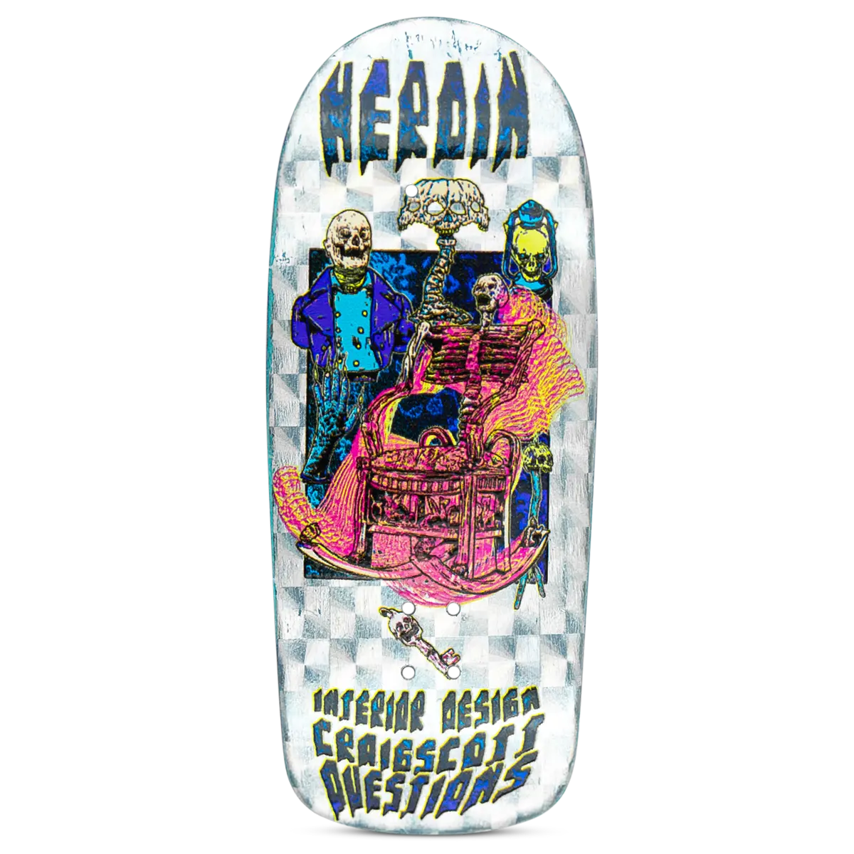 Maple Lab Fingerboard Deck - Craig Scott Questions Video City Ii Hellscape 1