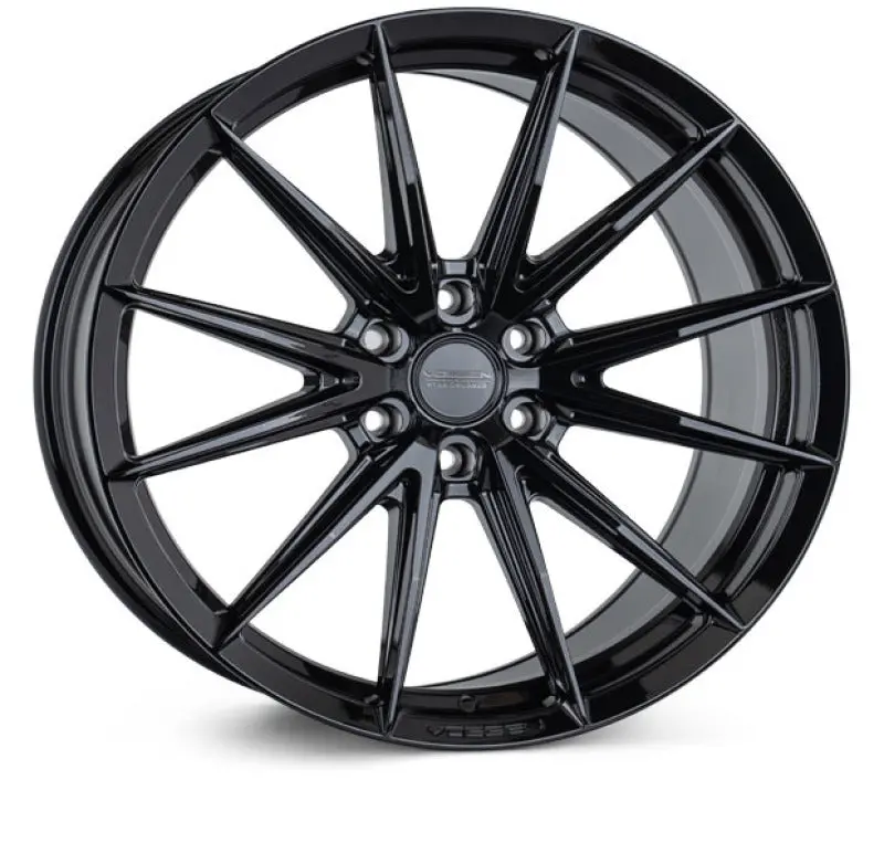 Vossen Hfx-2 22X9.5 / 6X139.7 / Et30 / Deep Face / 95.1 - Gloss Black Wheel 1