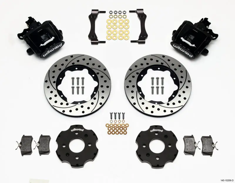 Wilwood Combination Parking Brake Rear Kit 11.00In Drilled Civic / Integra Disc 2.39 Hub Offset 1