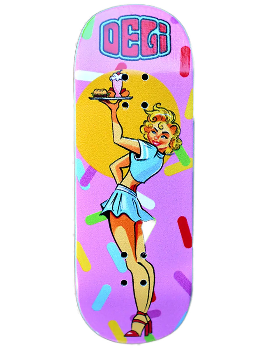 Delidecks Fingerboard Deck - Check Pls 1