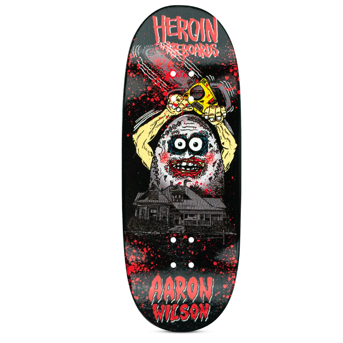 Maple Lab Fingerboard Deck - Teggxas Chainsaw 1