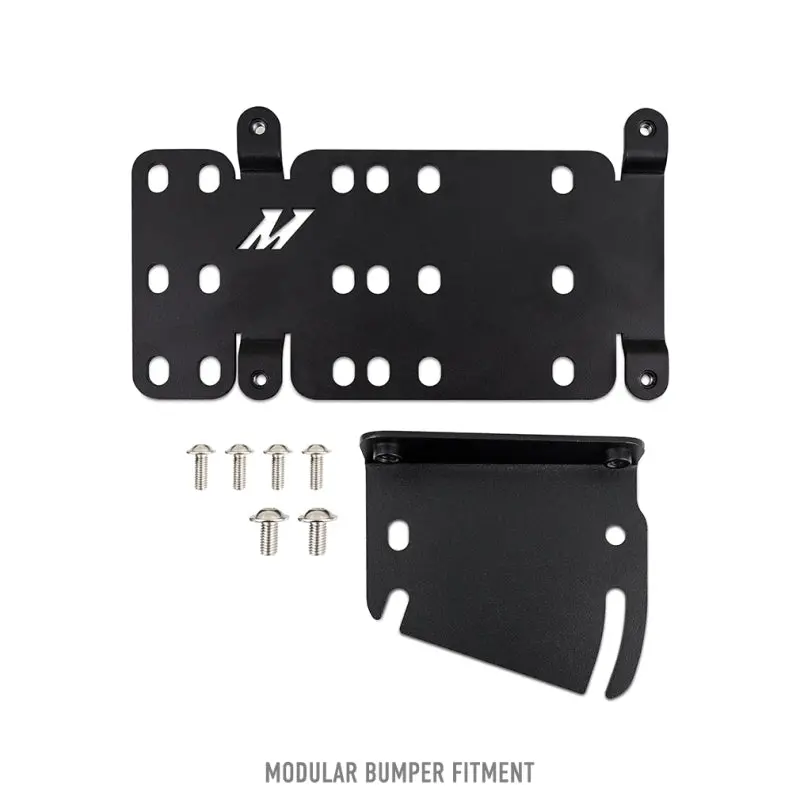Mishimoto 2021+ Ford Bronco Modular Bumper License Plate Relocation 1