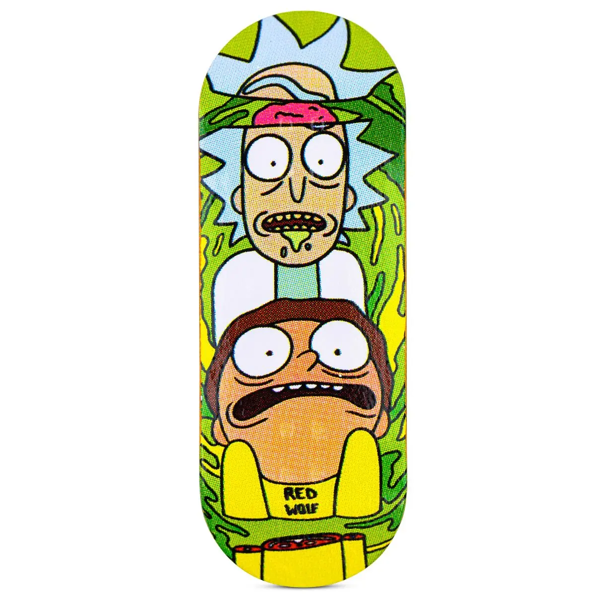 Red Wolf Fingerboard Deck - Interdimensional Adventurers 1