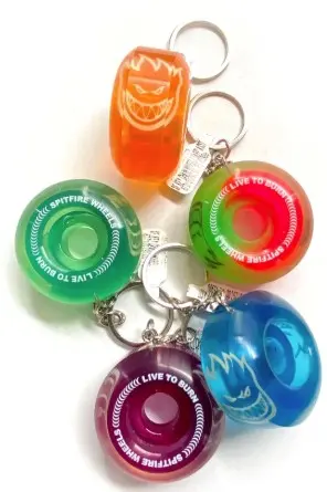 Spitfire Sapphires Wheel Keychain 1
