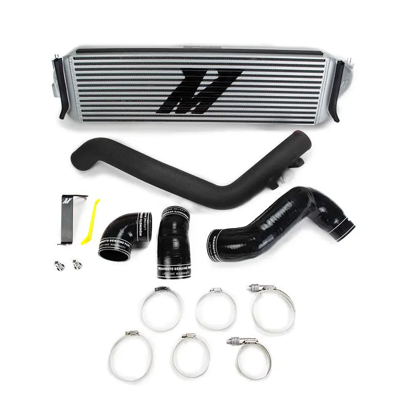 Mishimoto 2017+ Honda Civic Type R Performance Intercooler Kit - Silver Core Black Piping 1