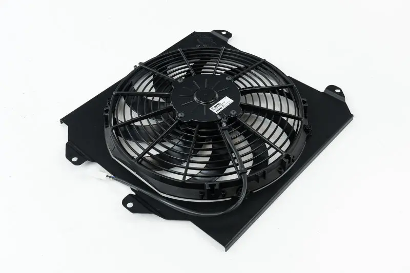 Csf 92-00 Honda Civic All-Aluminum Fan Shroud W/12In Spal Fan - Black Finish 1