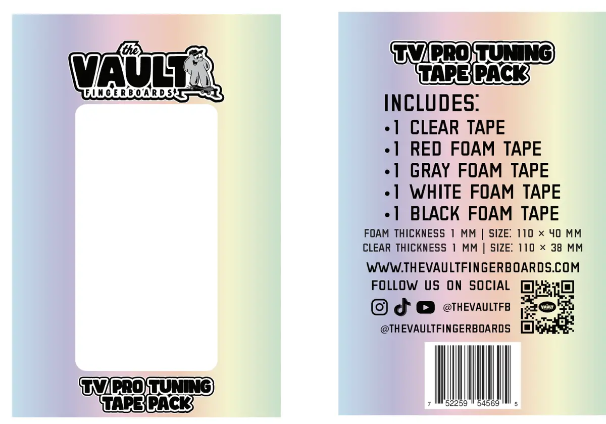 Tv Pro Fingerboard Tuning Tape Pack 1