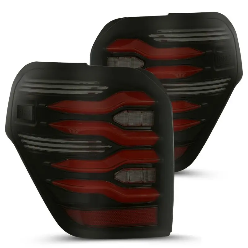 Alpharex 10-21 Toyota 4Runner Luxx Led Taillights Blk/Red W/Activ Light/Seq Signal 1
