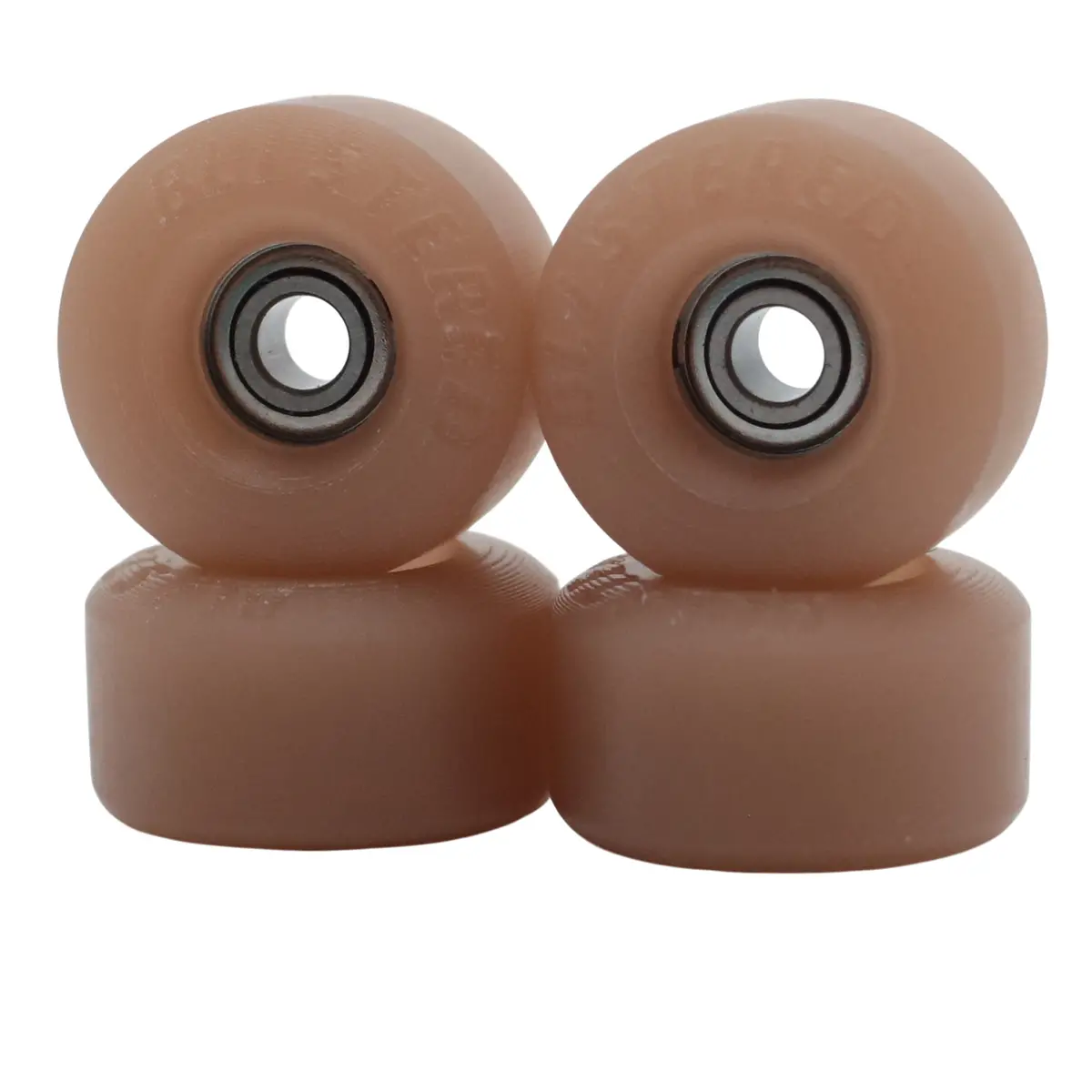 Blistered V5 Street Fingerboard Wheels - Medium Brown 1