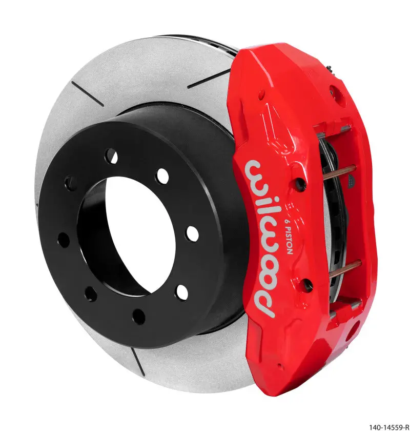 Wilwood Tx6r Rear Kit 15.50In Red 13-17 Ford F-250/F-350 - 4Wd 1