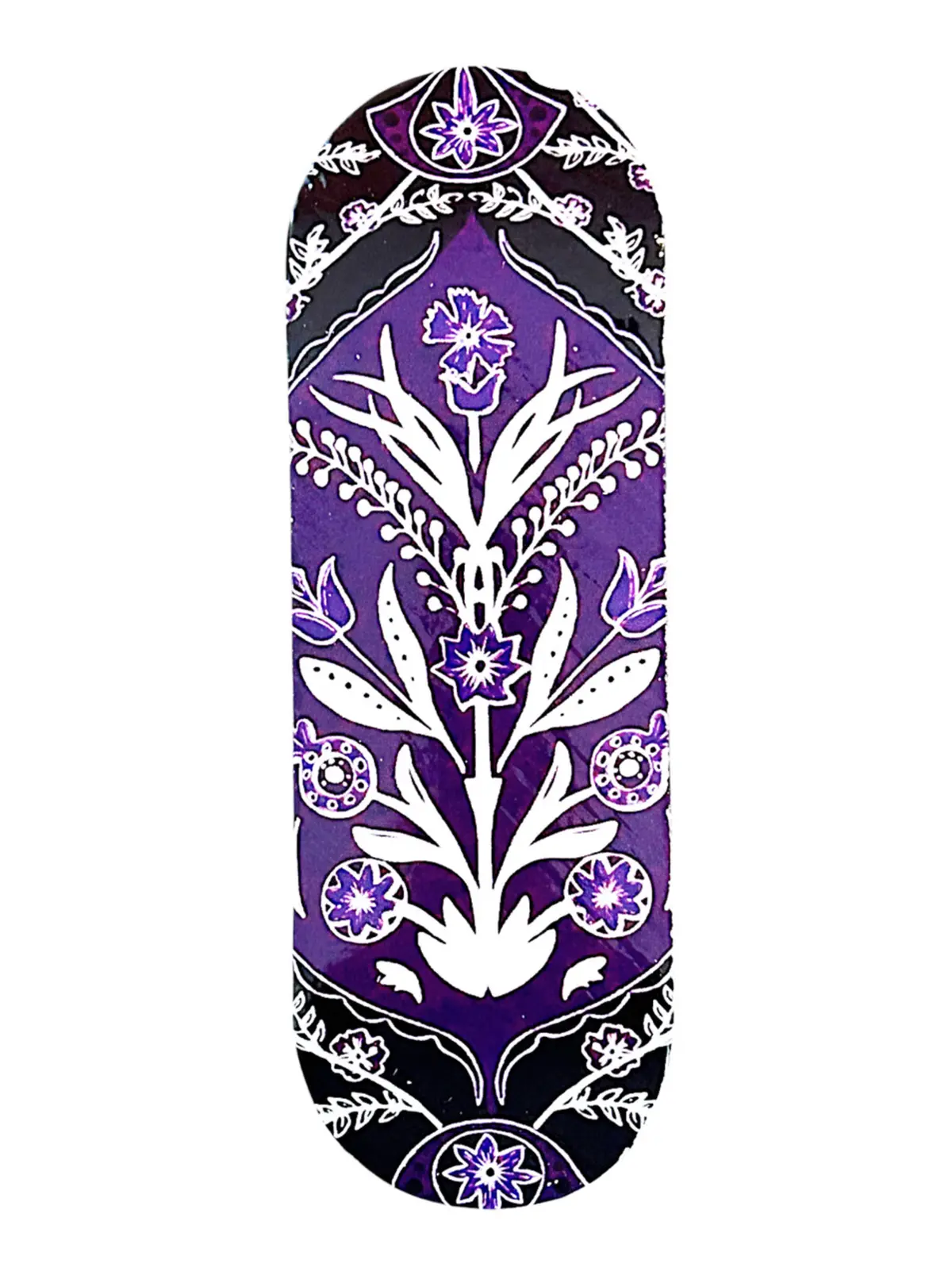 Flatface G15 Fingerboard Deck - Purple Bandana 1