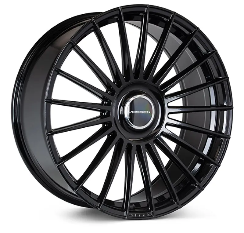 Vossen Hf-8 24X10 / 6X139.7 Bp / Et25 / 106.1 Cb / Deep - Gloss Black Wheel 1