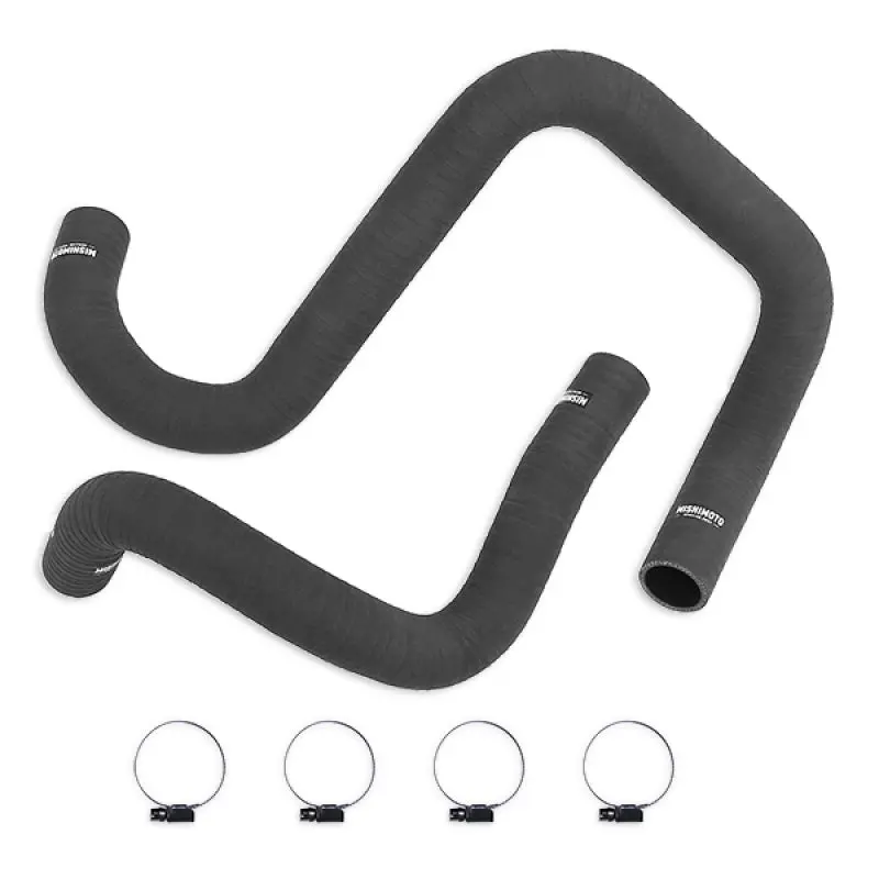 Mishimoto 2012+ Jeep Wrangler 6Cyl Matte Black Silicone Hose Kit 1