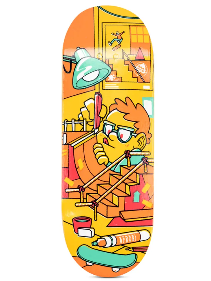 Berlinwood Fingerboard Deck - Afrobi Promodel 1